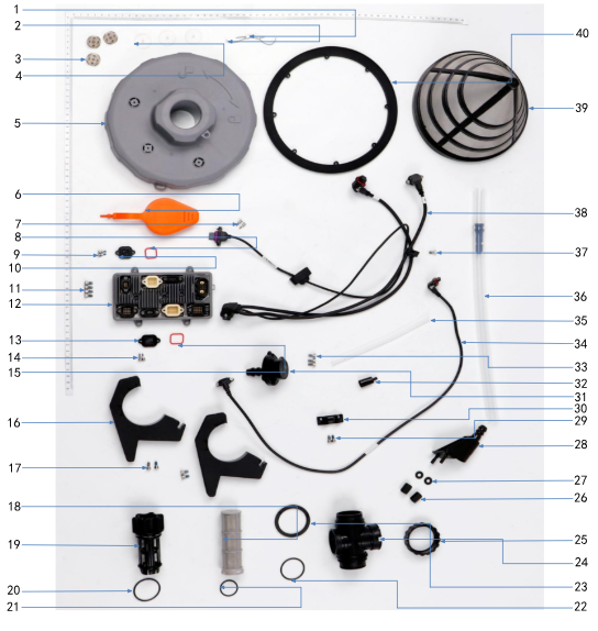 DJI T100 Water Tank Assembly Aluminum Clip