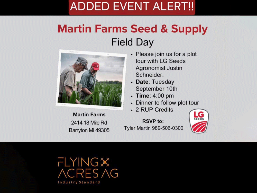 Sept 10th: Martin Farms Plot Tour