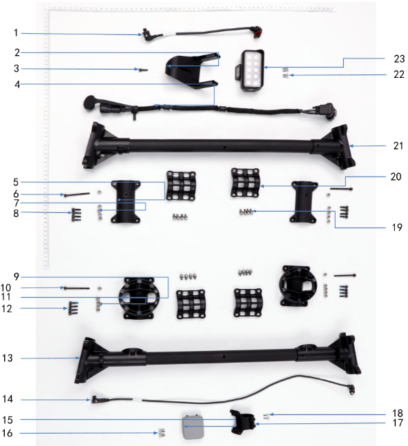 DJI T100 Rack Components - Payload Adapter Cable